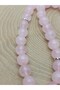 Pink Quartz Stone 33-Piece Special Design Prayer Beads 8mm (2958) - 4