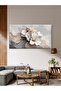 White Flowers - White Flowers - Printed Canvas Wall Covering - 3