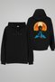 Dune Desert Planet Printed Adult Black Hooded Hoodie Sweatshirt Hoodie