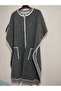 Superior Quality, Very Large Size, Soft Coat Model Knitwear Poncho - 3