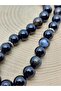Agate Stone Black Variegated 33-Piece Special Design Prayer Beads 8mm (51330) - 4