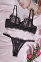 Women's Underwear Brode Lace Bra Set