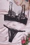 Women's Underwear Brode Lace Bra Set