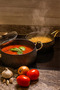 7-Piece Granada Granite Pot and Pan Set – 20 cm 2.5L, 24 cm 4.5L, 26 cm Shallow 3L, 26 cm Frying Pan - 5