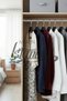 5 Pcs Household 38 cm Soft Black Plastic Coat Hanger Buluz Hanger Clothes Hanger Clothing Hanger - 2