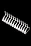 6 Pcs Household 44 cm Plastic Coat Hanger Buluz Hanger Clothes Hanger Clothing Hanger - 3