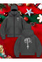 Snow Masked Ninja Unisex Sweatshirt Cardigan 2Strands Thick Fleece - 7