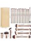 20 Pcs Makeup Brushes with Gift Box, Double-End Multi-functional Makeup Brushes for Blending - 8