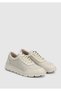 Beige Leather Women's Shoes - 2