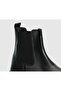 Black Leather Men's Boots - 5