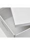 FJÄDERHARV Storage box with lid, white, 25 x 35 x 16 cm - 7