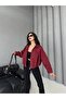 Trend Oversize Women's Bomber Suede Leather Jacket - 3
