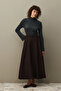 Belted Skirt Bitter Brown