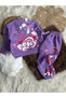 Girl's 2-Piece Set Sweatshirt with Elastic Waist and Cuffs - Tracksuit Set - 2