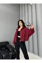 Trend Oversize Women's Bomber Suede Leather Jacket - 7