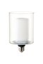 MOLNART LED bulb E27 150 lumen, cylinder glass/striped, 110 mm