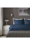HAMPFLOCKEL Duvet cover and pillowcase, dark blue, 150 x 200/50 x 80 cm - 3