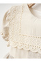 Wide Collar Baby Girl Dress - 2