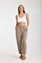 Udenya Double Layer Muslin Straight Pants