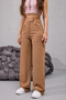 Women's High Waist Lycra Velcro Closure Wide Leg Palazzo Pants - 4
