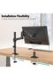 Premium Single LCD Monitor Desk Mount Fully Adjustable Gas Spring Stand for one screen up to 32 - 5