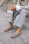 Craft Women's Mink Real Suede Loafer Shoes