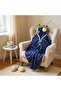 Lilkralı Shorts Nightgown Set Navy Blue - 4