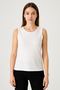 Women's Basic Comfortable Lycra Crew Neck Cotton Sleeveless Undershirt Hijab Innerwear & Casual Combination & T-Shirt