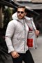 New season waterproof and cold proof hooded quilted winter men's jacket coat - 2