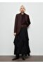 Asymmetric Collar Jewel Button Sweater - 2