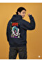 Lenithra Dope Back Printed Unisex Oversize Smoked Hoodie