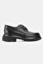Men's Black Genuine Natural Leather Size 39-46 Lace-Up Oxford Shoes - 6