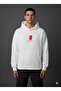 Lenithra Evangelion Back Printed Unisex Oversize White Hoodie - 2
