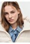 Long Quilted Anorak with a Hood - 8