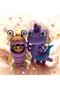 Set of 2 Keychains with Cute Monsters Figures – Bag Ornament - 5