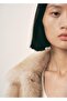 Buttoned Fur-Like Coat - 8