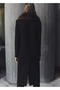 Fur Collar Wool Overcoat - 4