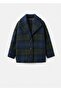 Checkered Oversized Coat - 3