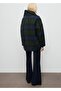 Checkered Oversized Coat - 4
