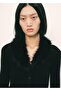 Cardigan with Faux Fur Collar