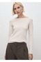 Sweater with boat collar