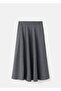 Wool Blend A-Line Skirt - 3