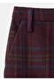 Checkered Wrap Skirt - 5