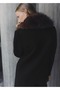 Fur Collar Wool Overcoat - 5