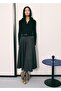 Wool Blend A-Line Skirt - 2