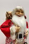 60 cm Santa Claus Figure Prime Series Red Patterned Furry Lantern Christmas Tree Decoration New Year Ornament - 6