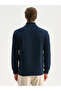 Vizyon New Season Zippered Stand Collar Long Sleeve Men's Sweatshirt - 4