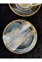 6 Personality Crystal Hand-Cut Gold Gilt Tea Set (Model2) - 5