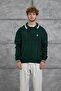 Men's Knitwear Gst Polo Collar Knitted Green Oversize Knitwear Fabric