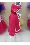 Pink Chanel Fabric Hooded Girl's Coat - 3